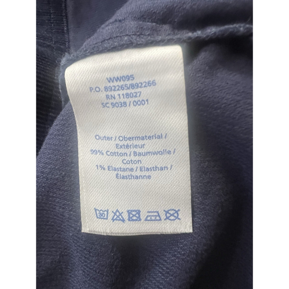 Boden Women’s Hannah Corduroy Sheath Dress Midi Pockets Career Work 10R Navy - Picture 11 of 11